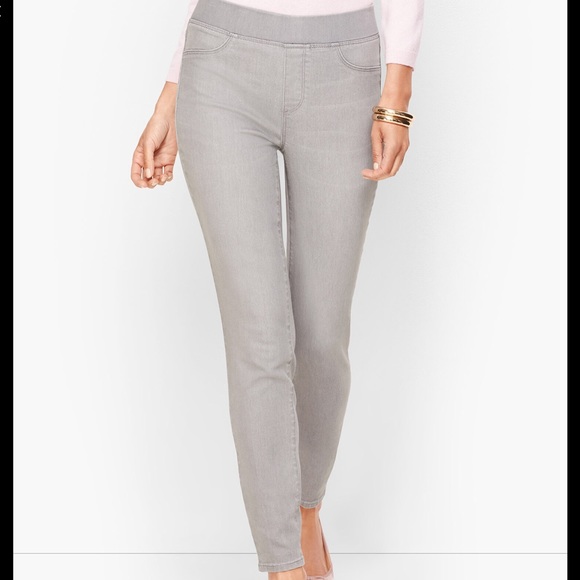 Talbots Flawless Pullon Gray Jeggings 